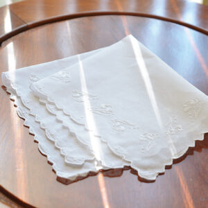 scalloped handkerchief