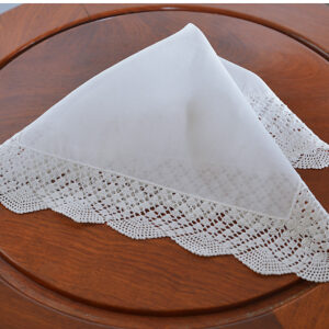 Saint George Lace Trims – Handkerchief with 2″ Lace Trims